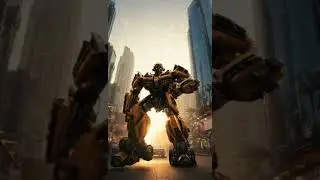 Robot car Transformers battle optimus vs bumbelbee ai