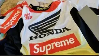 SUPREME x HONDA x FOX Moto Jersey Legit Check + Try On Body Fit FW19 Week #6 Pickup!