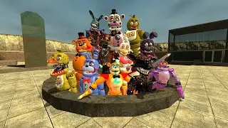 ВЗРЫВ РАДУГИ FNAF, НАРУШЕНИЕ БЕЗОПАСНОСТИ, АНИМАТРОНЫ В Garry's Mod!