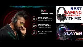 Boat Immortal 1000D | Unboxing | Best  Gamming Headphone