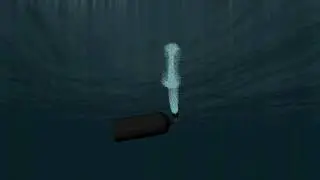 MAYA bubble under sea text