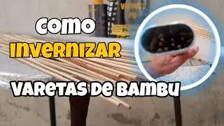 Como deixar as Paletas de Bambu bonitas para gaiola