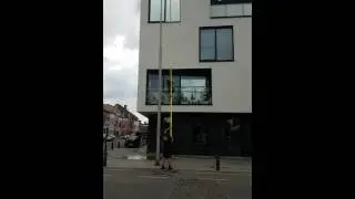 Ramen wassen Gent 10 meter hoog