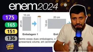 Questão 175 - Caderno Azul | Geometria Espacial | ENEM 2024 MATEMÁTICA