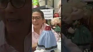 Clase DUENDA WANDA Y SU RENO┋Anihouse┋Manualidades Muñecos Country en Tela
