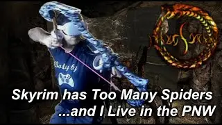 Running From Winterhold ...to Spiders - Skyrim VR Livestream on Kat Walk C with 56# Bow [Episode 75]