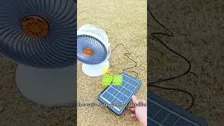 Portable desk fan #fan #camping #hiking #solor