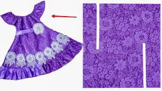 The easiest and most wonderful dress for a very elegant baby girl