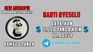 1.000$ GRATIS - BAMBOO PANDA AIRDROP | AIRDROP TELEGRAM TERBARU