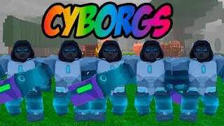 SOBREVIVI 100 DIAS COM A TROPA DOS CYBORGS NO 99 NOITES NA FLORESTA!🤖