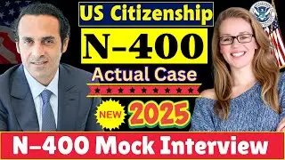 Real U.S. Citizenship Interview | N-400 Naturalization Test, Civics Test, English Reading & Writing