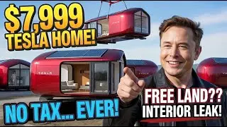 Elon Musk FINALLY Unveils the $7,999 Tesla Tiny House &mdash; Free Land, Zero Tax & INSANE Interior!