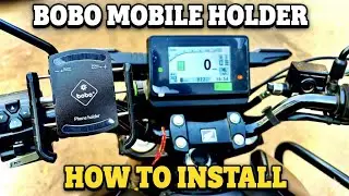How To Install BOBO BM4 Mobile Holder  on Bike || Best Mobile Holder For Bikes in 2025 👍🏻