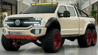 Esta VW Kombi Pickup 6x6 de 2026 simplesmente quebrou a internet