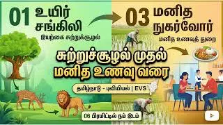 சூழலியல் அமைப்பு & உணவுச் சங்கிலி விளக்கம் | தமிழ்நாட்டில் உணவு தொழில்  #Ecosystem #FoodChain #Tamil