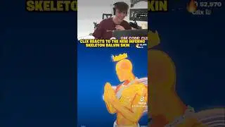 Clix Reacts to *NEW* Inferno Skeleton Balvin Skin&hellip; | #Shorts #Fortnite #Clix #fypシ゚viral