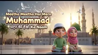 Meetha Meetha Hai Mere Muhammad ﷺ Ka Naam | Islamic Kids Naat for Children | Love for Nabi ﷺ