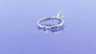 1.00 Carat (ctw) Lab-Grown Solitaire Engagement Ring in 14k Gold | 1001 0037 MOV