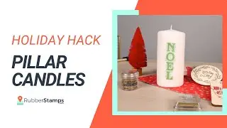 Easy Holiday Hack for Pillar Candles