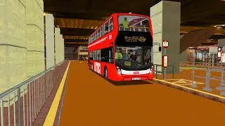 OMSI 2 KMB 3ATENU 210 VS 3195@49P 沙田市中心 Shatin Central &rarr; 青衣碼頭 Tsing Yi Ferry