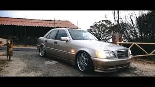 bagged mercedes benz w202