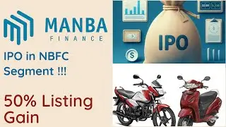 MANBA FINANCE - IPO - Is it worth to Invest ??
