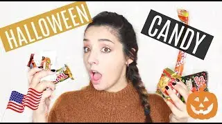 TRYING AMERICAN HALLOWEEN CANDY! | ThoseRosieDays