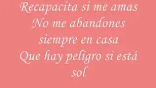 MIRIAM CRUZ ((2012)) - LA CARNADA ¨LETRAS