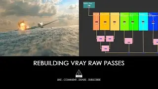 Rebuilding VRay Raw passes in Nuke (render passes) #VFXBootcamp