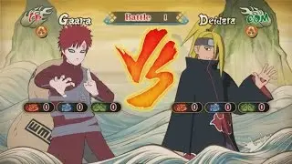 Gaara VS Deidara