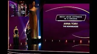 Anna Torv (The Newsreader) wins the AACTA Award for Best Lead Actress in a Drama