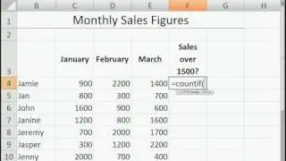 Excel 2007 Класс Чикаго - CountIf