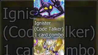 Ignister Code Talker Deck Combo Guide #shorts #masterduel #yugiohmasterduel | Yu-Gi-Oh! Master Duel