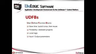 PLC Треннинг - Знакомство с ПО UniLogic для контроллеров UniStream   Unitronics
