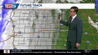 Iowa weather: Temperatures on the drop as snow chances trend up for the weekend