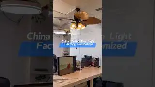Home store decoration ceiling fan lamp! #chinafactory #wholesale #ceilingfan #light #fan #lamp