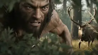 Primitive Survival Homo Sapiens Hunt, Kill & Cook to Stay Alive#shorts #video