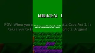 Hidden Palace returned in the remastered Sonic 2! #sonic #sonicthehedgehog #roadto200subs #sonic2