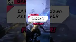 Anthem is shutting down, forever 😢 #gaming #anthem #ea #bioware #stopkillinggames