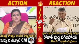 CM Chandra Babu Given Left & Right To RK Roja Allegations On Him And Pawan Kalyan | Sahithi Tv