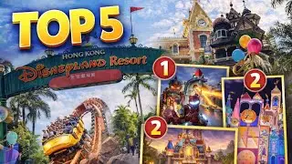 Meine TOP 5 Attraktionen im Hong Kong Disneyland 🎢🔥 Diese Rides musst du fahren! Mit ON-RIDES!