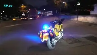 London Police Vs  Taxi  at the   Summit  NATO
