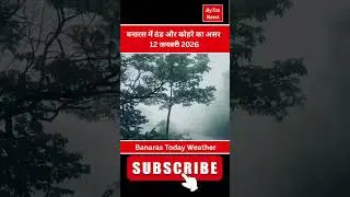 12 January 2026 | Banaras Weather Today | #आज_का_मौसम #Banarasweather #shorts #reels