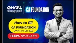 HOW TO FILL CA FOUNDATION EXAM FORM - DEC 2021 | DECLARATION FORM DEC 2021 CA FOUNDATION EXAMS