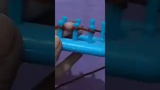 Full video in the description! Loom knitting introduction