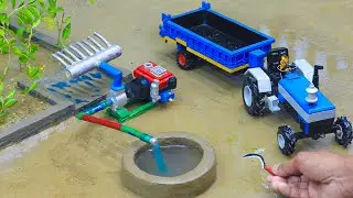 DIY Mini Water Tank Construction | Electric Transformer Motor Water Pump #waterpump #scienceproject