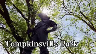 Staten Island【Tompkinsville Park】2020 New York Walking Tour ニューヨーク 公園 공원 散歩 紐約 観光 旅行４K ឧទ្យានញូវយ៉ក