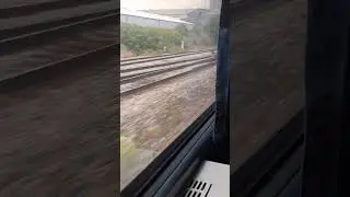 rare service locomotive train coming in Nickelsdorf (Mikl&oacute;shalma) railway. Austrian railway company
