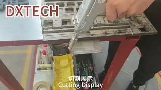 DXTECH A demonstration video of a Norway customer's 2kw 4 in 1 laser welding machine