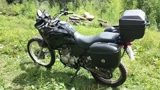 Instalando suporte de baus laterais, e baú traseiro GIVI  XTZ 250 Ténéré/ Lander